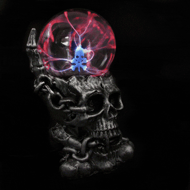 Skull Plasma Ball Light